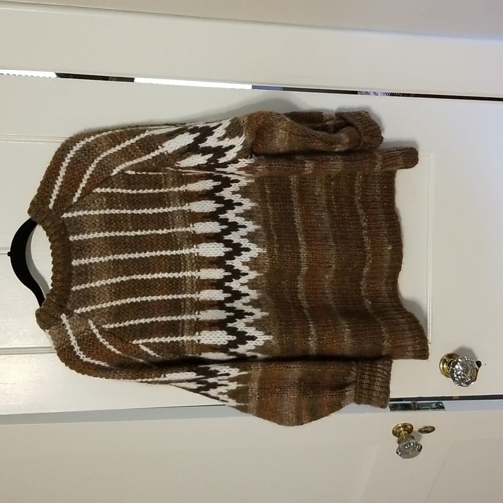 Mango Wool Blend Jacquard Sweater - Picture 8 of 8